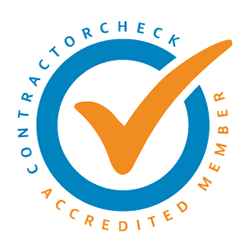 Contractor check accredited member logo